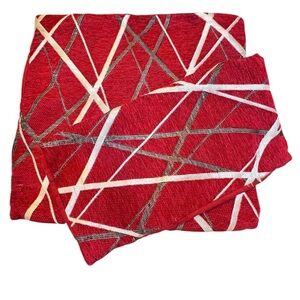 MIULEE 2 Pack Decorative Throw Pillow Covers Woven Textured Chenille 18” x 18”